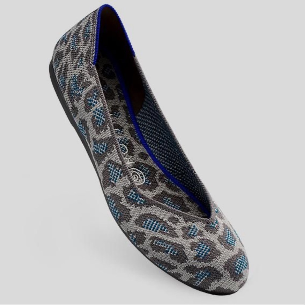 Retired Grey Spotted Rothy’s Flats